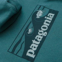 Patagonia Boardshort Logo Uprisal Hoodie in Wetland Blue thumbnail