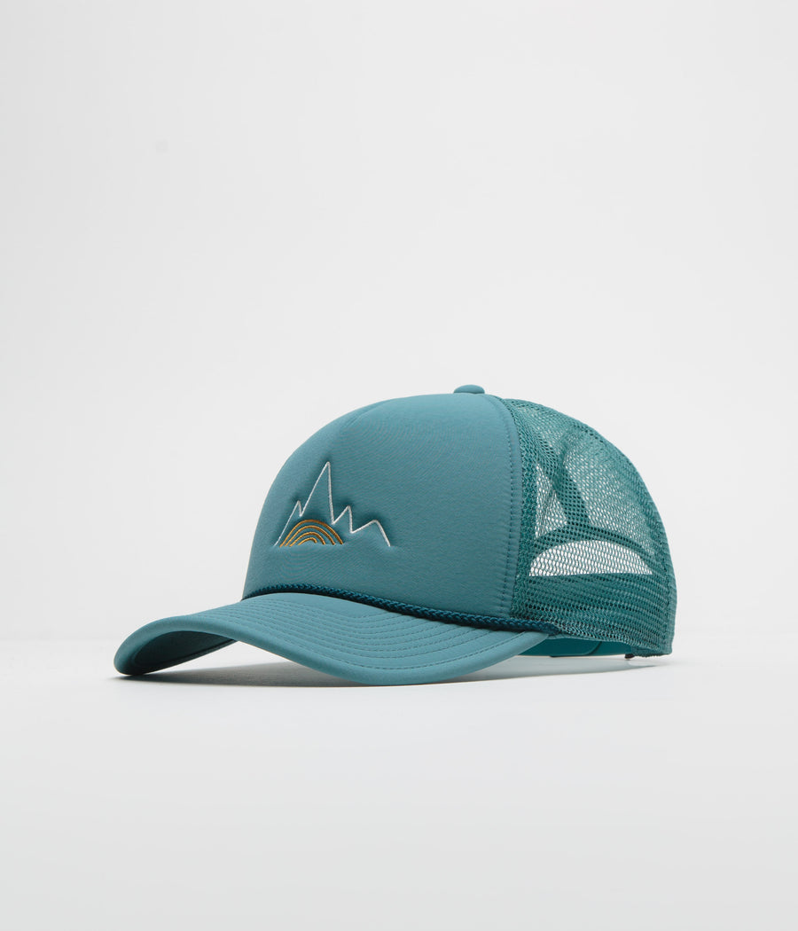 Patagonia Broadcaster Cap in Berm Logo: Wetland Blue