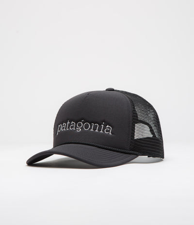 Patagonia Broadcaster Cap in Strata Text: Black