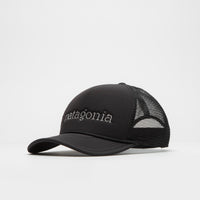 Patagonia Broadcaster Cap - Strata Text: Black thumbnail