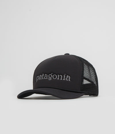 Patagonia Broadcaster Cap in Strata Text: Black