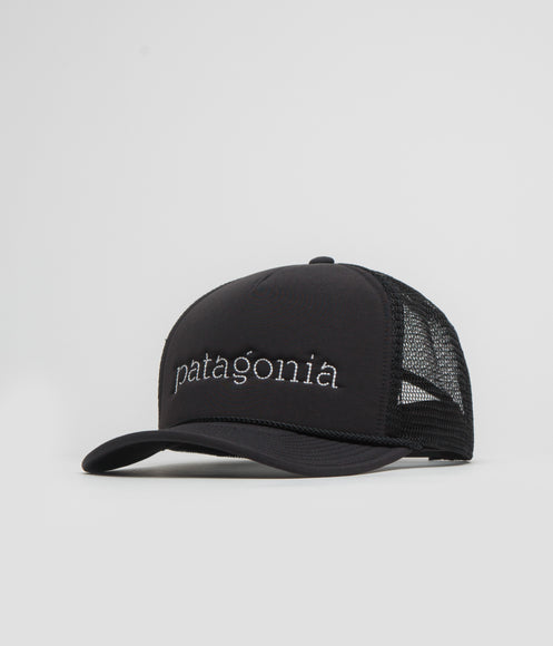 Patagonia Broadcaster Cap - Strata Text: Black