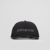 Patagonia Broadcaster Cap in Strata Text: Black thumbnail