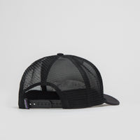 Patagonia Broadcaster Cap in Strata Text: Black thumbnail