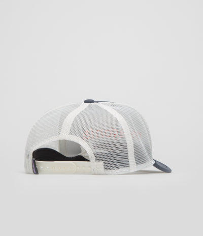 Patagonia Broadcaster Cap in Strata Text: Smolder Blue