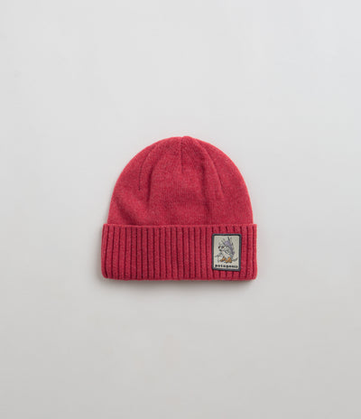 Patagonia Brodeo Beanie - Fun Hogs Armadillo: Touring Red