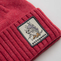Patagonia Brodeo Beanie - Fun Hogs Armadillo: Touring Red thumbnail