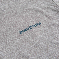 Patagonia Cap Cool Daily Graphic T-Shirt - Boardshort Logo Abalone Blue: Feather Grey thumbnail