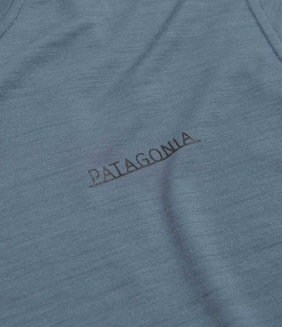 Patagonia Cap Cool Merino Graphic T-Shirt - Forge Mark Icons: Plume Grey