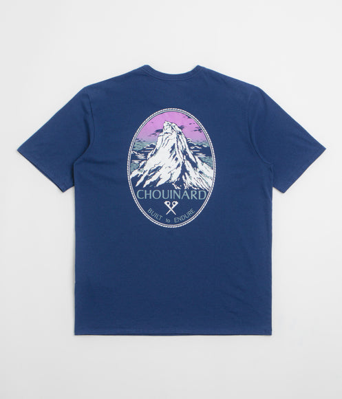 Patagonia Chouinard Crest Pocket Responsibili-Tee T-Shirt - Clement Blue