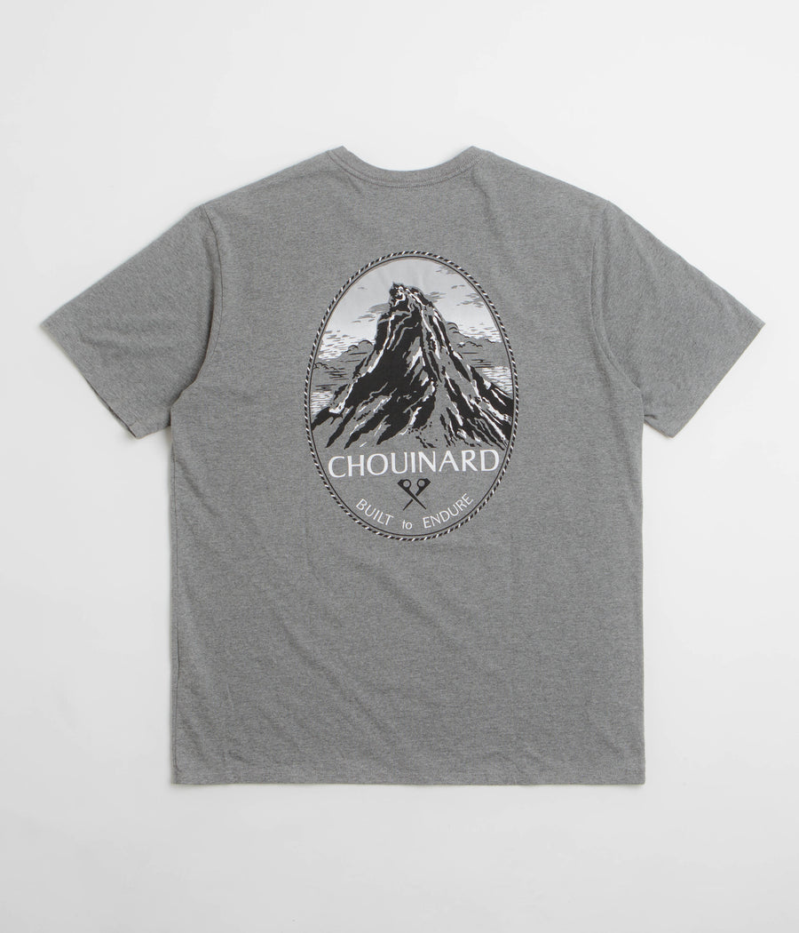 Patagonia Chouinard Crest Pocket Responsibili-Tee T-Shirt in Gravel Heather