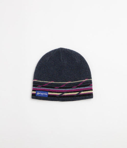 Patagonia Cinder Beanie - Mountain Minded Geo: Smolder Blue