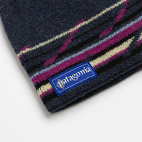 Patagonia Cinder Beanie - Mountain Minded Geo: Smolder Blue thumbnail