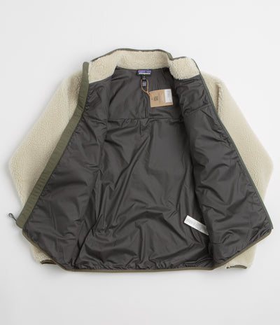 Patagonia Classic Retro-X Jacket - Dark Natural / Basin Green