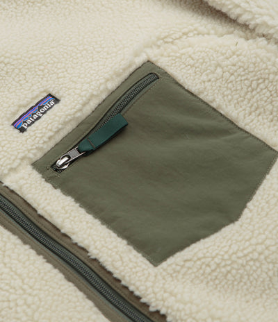 Patagonia Classic Retro-X Jacket - Dark Natural / Basin Green