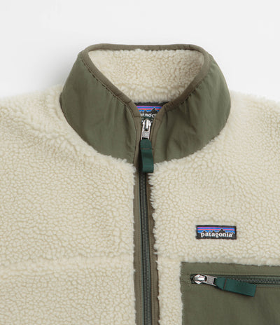 Patagonia Classic Retro-X Jacket - Dark Natural / Basin Green