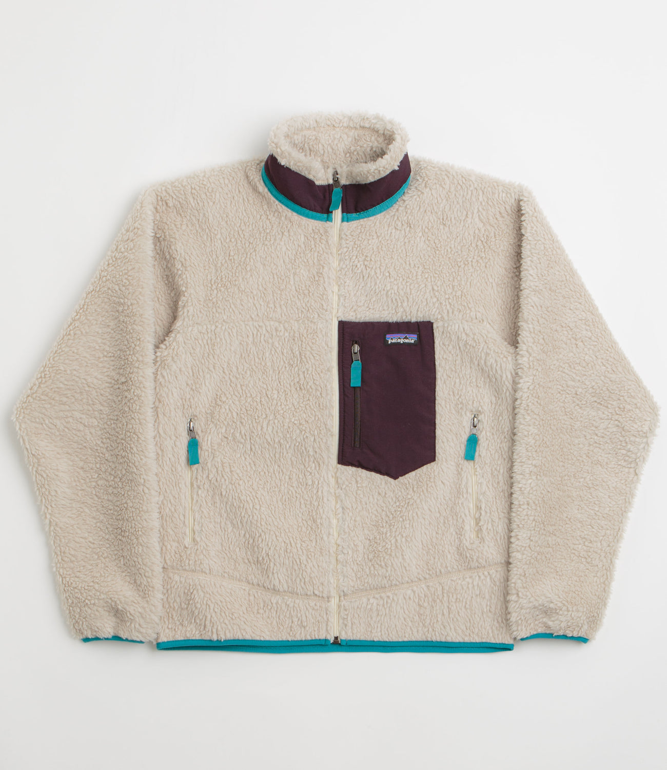 patagoniaジャケット Patagonia Classic Retro-X Jacket - Natural / Obsidian Plum | flatspot