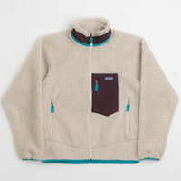 Patagonia Classic Retro-X Jacket in Natural and Obsidian Plum thumbnail