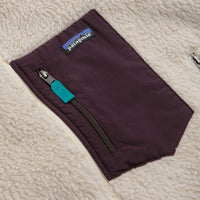 Patagonia Classic Retro-X Jacket in Natural and Obsidian Plum thumbnail
