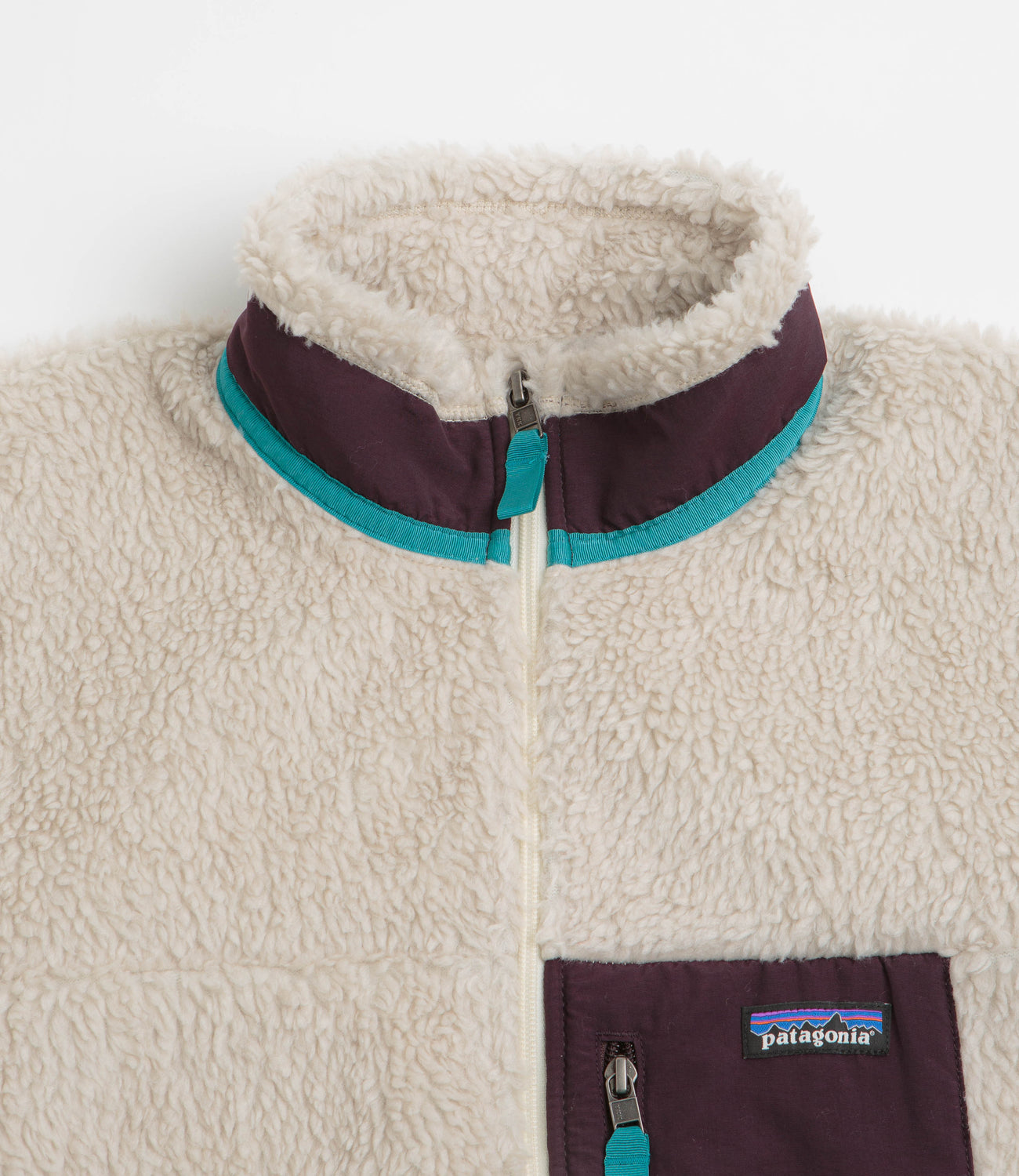 Patagonia Classic Retro-X Jacket - Natural / Obsidian Plum | Flatspot
