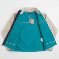 Patagonia Classic Retro-X Jacket in Natural and Obsidian Plum thumbnail