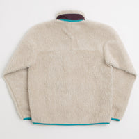 Patagonia Classic Retro-X Jacket in Natural and Obsidian Plum thumbnail