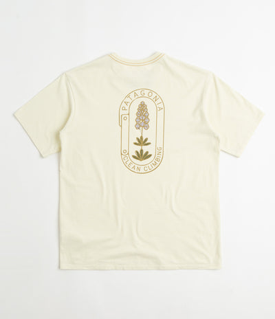 Patagonia Clean Climb Trade Responsibili-Tee T-Shirt - Clean Climb Bloom: Birch White