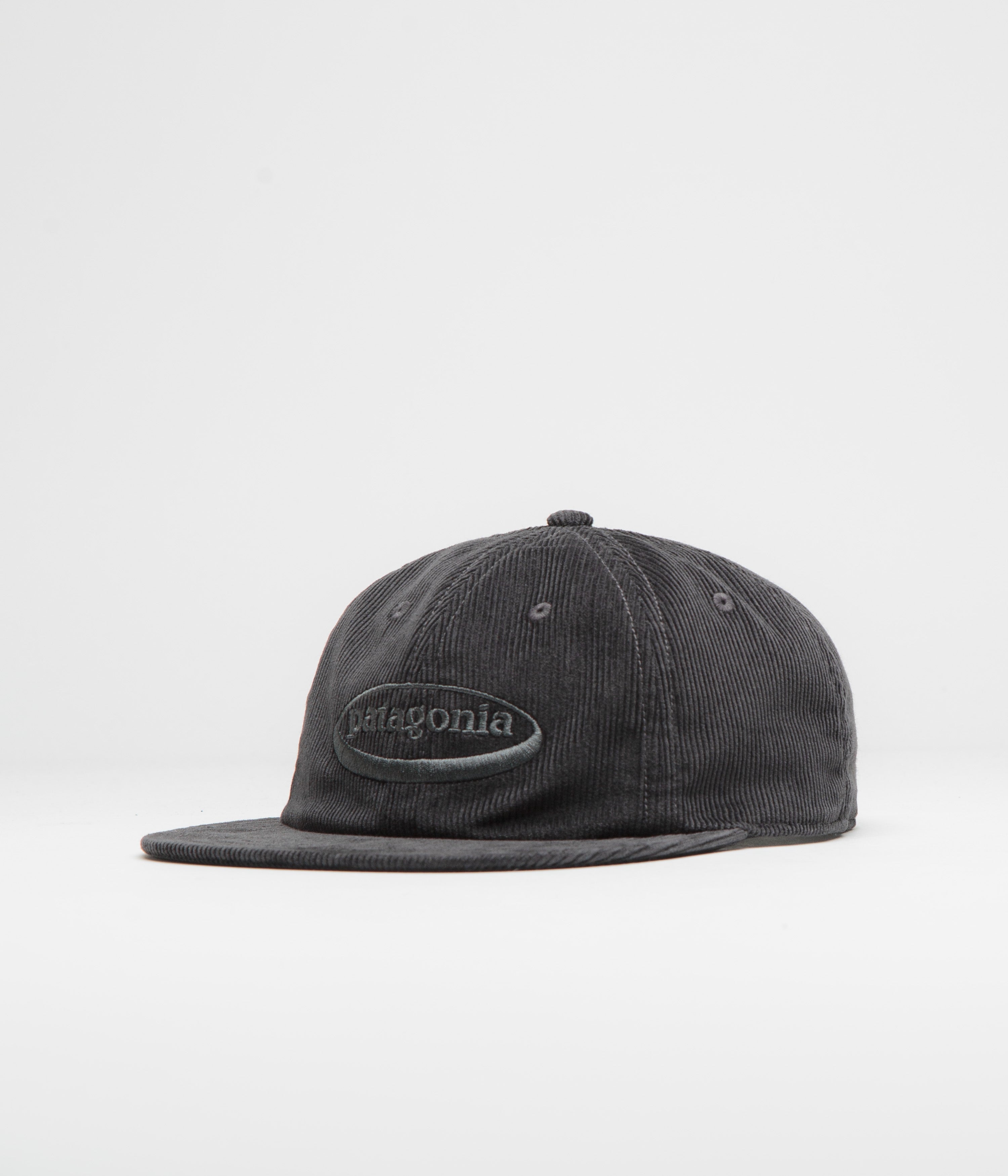 Patagonia Corduroy Cap - 95 Oval Logo: Ink Black