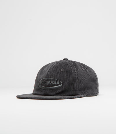 Patagonia Corduroy Cap in 95 Oval Logo: Ink Black