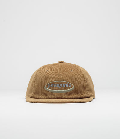 Patagonia Corduroy Cap in 95 Oval Logo: Coriander Brown