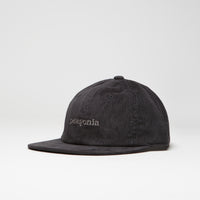 Patagonia Corduroy Cap - Text Logo: Ink Black thumbnail