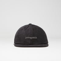 Patagonia Corduroy Cap - Text Logo: Ink Black thumbnail