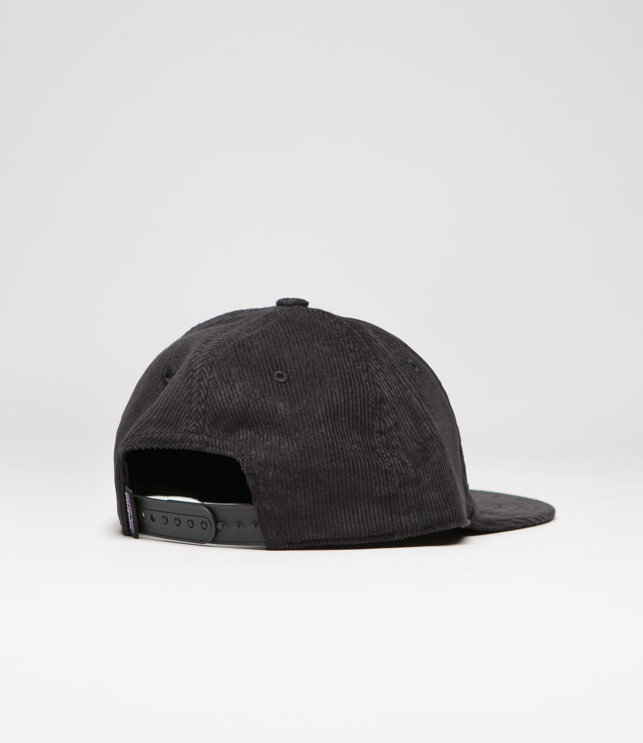 Patagonia Corduroy Cap Text Logo Ink Black Flatspot