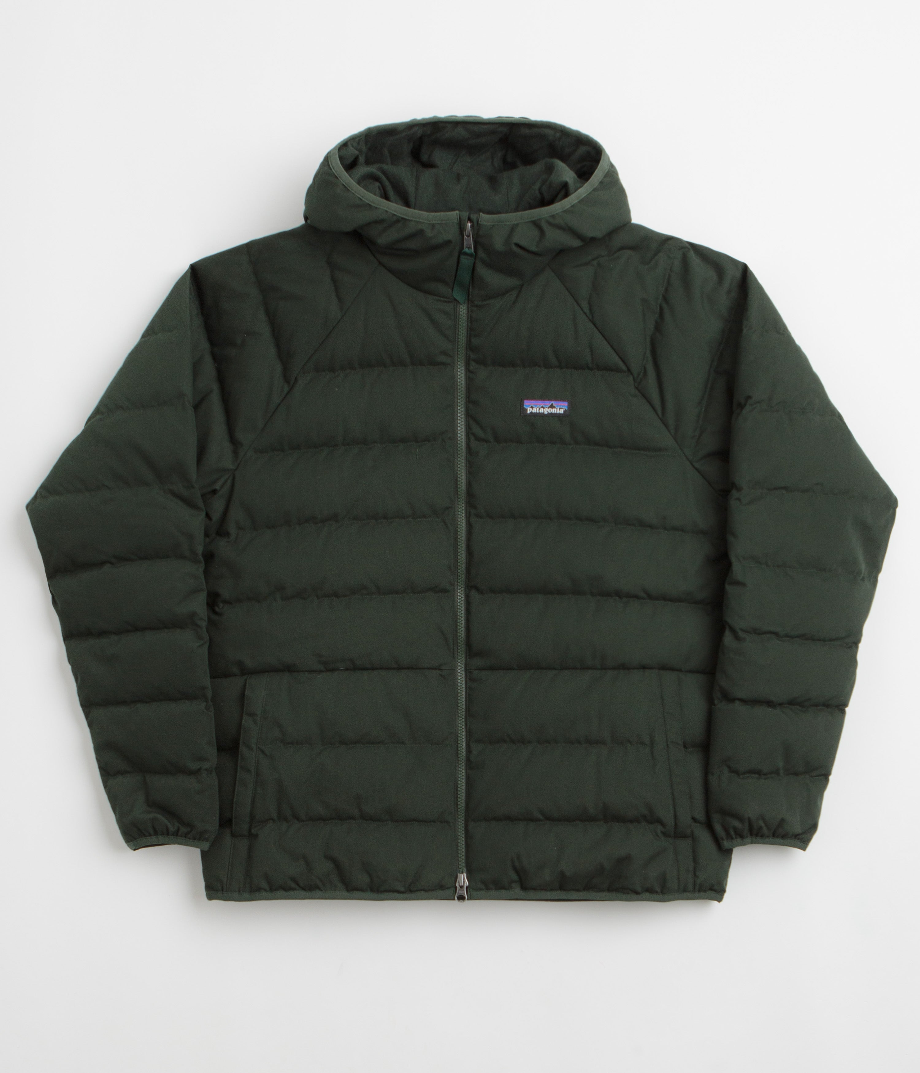 Patagonia Cotton Down Jacket in Old Growth Green