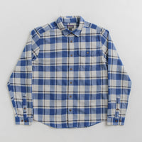 Patagonia Cotton in Conversion Fjord Flannel Shirt in Captain: Endless Blue thumbnail