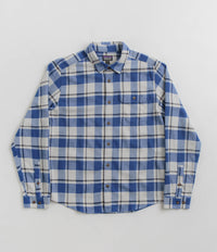 Patagonia Cotton in Conversion Fjord Flannel Shirt in Captain: Endless Blue