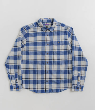 Patagonia Cotton in Conversion Fjord Flannel Shirt in Captain: Endless Blue