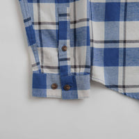 Patagonia Cotton in Conversion Fjord Flannel Shirt in Captain: Endless Blue thumbnail