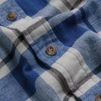 Patagonia Cotton in Conversion Fjord Flannel Shirt in Captain: Endless Blue thumbnail