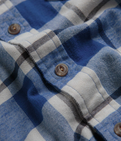 Patagonia Cotton in Conversion Fjord Flannel Shirt in Captain: Endless Blue