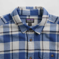 Patagonia Cotton in Conversion Fjord Flannel Shirt in Captain: Endless Blue thumbnail