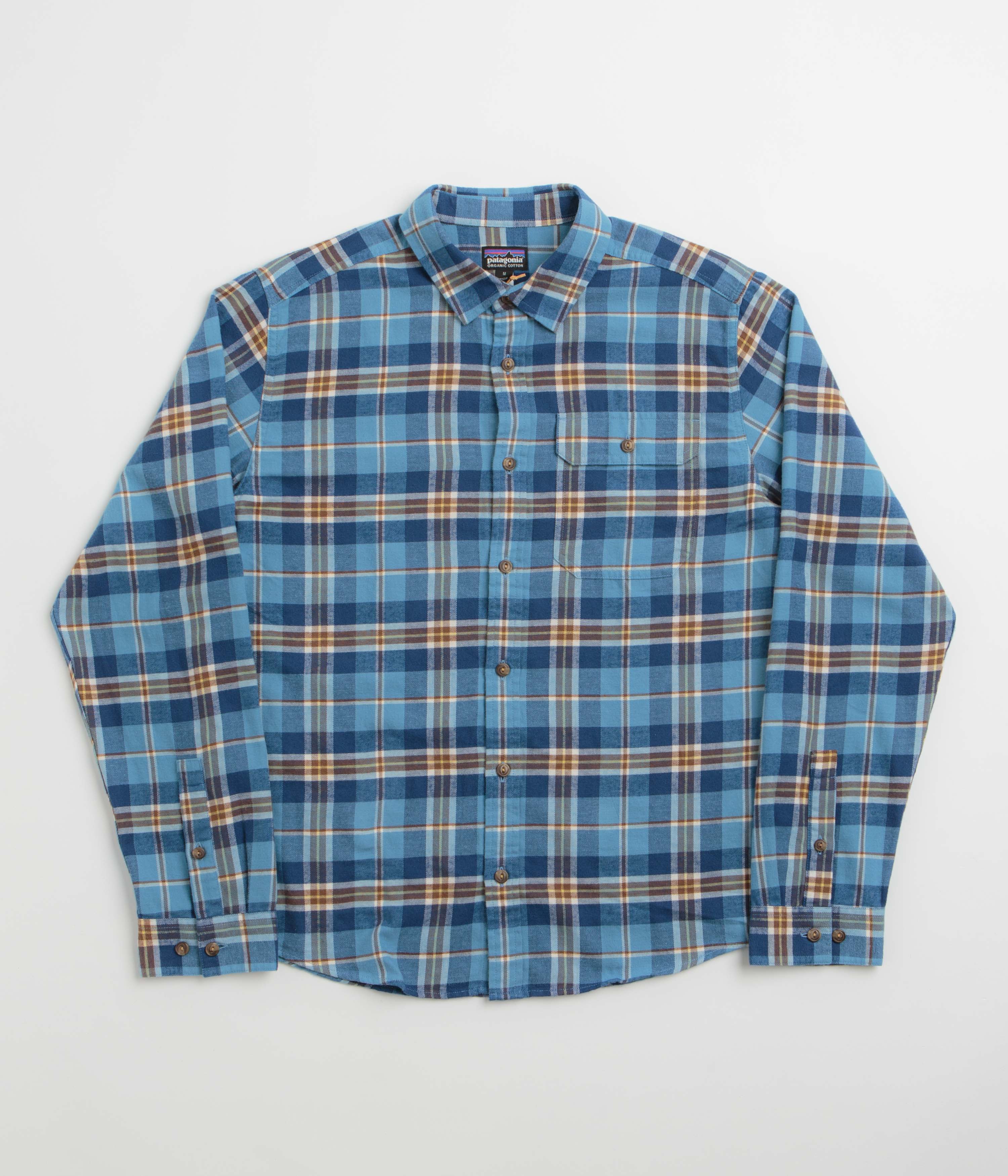 Patagonia Cotton In Conversion Fjord Flannel Shirt - Prime: Shore Blue