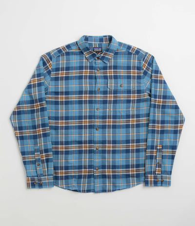 Patagonia Cotton In Conversion Fjord Flannel Shirt in Prime: Shore Blue