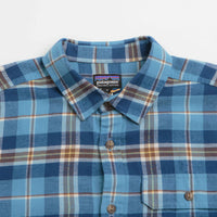 Patagonia Cotton In Conversion Fjord Flannel Shirt in Prime: Shore Blue thumbnail