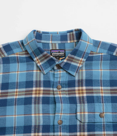 Patagonia Cotton In Conversion Fjord Flannel Shirt in Prime: Shore Blue