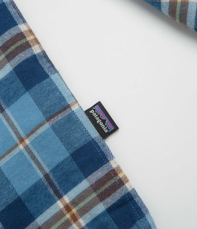 Patagonia Cotton In Conversion Fjord Flannel Shirt in Prime: Shore Blue