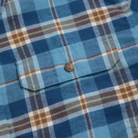 Patagonia Cotton In Conversion Fjord Flannel Shirt in Prime: Shore Blue thumbnail