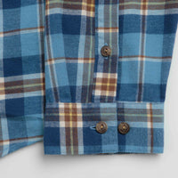 Patagonia Cotton In Conversion Fjord Flannel Shirt in Prime: Shore Blue thumbnail