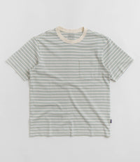 Patagonia Cotton in Conversion Pocket T-Shirt in Hidden Stripe: Natural
