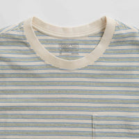 Patagonia Cotton in Conversion Pocket T-Shirt in Hidden Stripe: Natural thumbnail